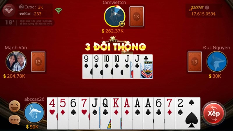 Luật chơi game bài tiến lên miền Bắc